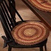 Ginger Spice Jute Chair Pad 15 inch Diameter  VHC Brands - 3 of 3