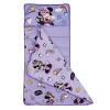 Disney Minnie Mouse I am Awesome Lavender and Pink Daisy Duck, Rainbow Hearts and Stars Toddler Nap Mat - 2 of 4