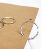 Unique Bargains Paper Book Files O Shaped Loose Leaf Rings Keyring 40mm Inner Dia 5pcs - 4 of 4