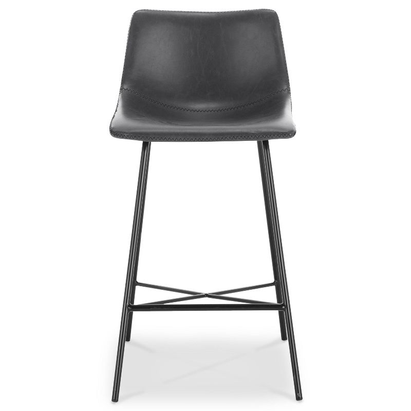 Set of 3 24" Phillip Counter Height Barstools - Poly & Bark, 4 of 10
