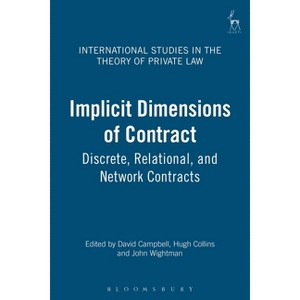 Implicit Dimensions of Contract - by  David Campbell & Hugh Collins & Christian Joerges & John Wightman & Gunther Teubner (Paperback) - 1 of 1