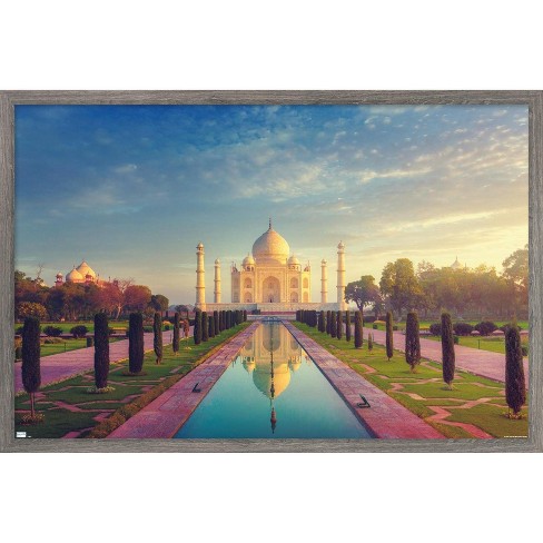 Trends International Wonders of the World - Taj Mahal Framed Wall Poster Prints - image 1 of 4