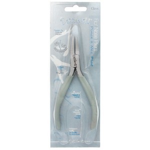 John Bead Classic Slim 4.75in Flat Nose Pliers, Stainless Steel Multi Purpose Jewelry Tool - 1 of 4