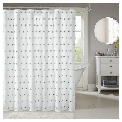 Polka Dots Shower Curtain White : Target