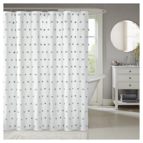 Polka Dots Shower Curtain White Target, Ikat Dot Shower Curtain