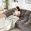99.2" Chenille Cloud 3-Seater Sofa with Deep Seat - 3 of 4