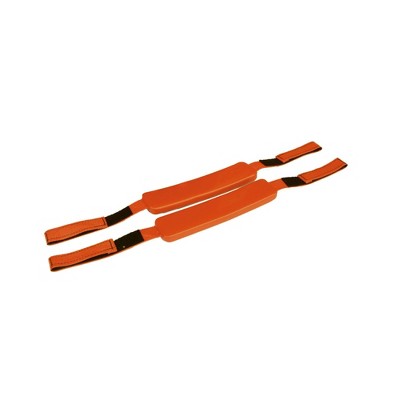 Kemp USA Head Immobilizer Replacement Straps in Orange - Pair