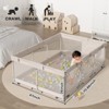 Large Baby Playpen – 47×70.86in Toddler Play Yard, Indoor Activity Fence for Apartments, Safe & Spacious Play Area - 3 of 4