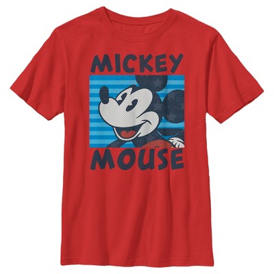 Boy's Mickey & Friends Retro Square T-shirt : Target