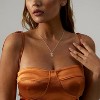 Dainty Gold Necklace - 14K Gold Plated Heart, Star & CZ Leaf Pendant, Everyday Minimalist Jewelry for Women - 4 of 4