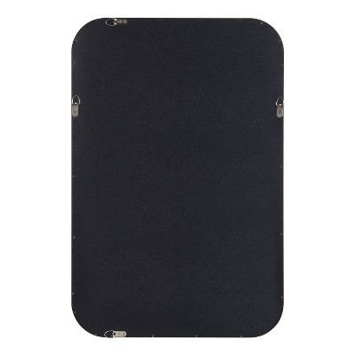 Natural Wood Rectangular Vanity Wall Mirror, 24 x 36