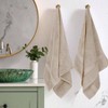 Cotton Pile Bath Towel Set, Ultra Soft Luxury Towels, Thick Plush Essentials, Absorbent Heavyweight, Guest Bath, Hotel,(55"L X 30"W) - 2 of 4