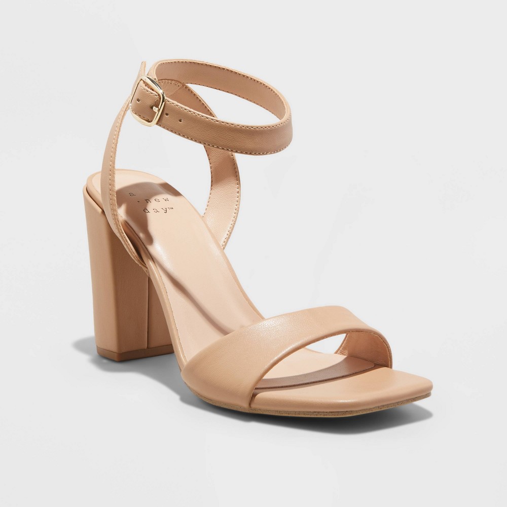 Women's Sal Heels - A New Day™ Tan 10