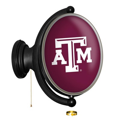 College Oval Rotating Lighted Wall Sign