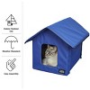 Heated Cat House - Double-Door Cat Bed with Zippered Roof, Pet Heating Pad, Cover - For Garage, Porch, Barn, or Basement by PETMAKER - 4 of 4