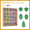 Unique Bargains Glass Decorative Hanging Tree Ornament Balls 1"-1.5" 75 Pcs - 3 of 4