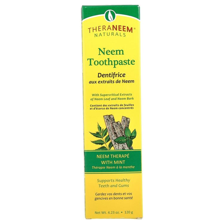 Organix South TheraNeem® Naturals, Neem Toothpaste, Neem Therape with Mint, 4.23 oz (120 g), 4 of 5