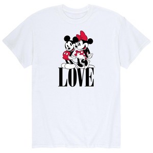 Men's - Disney - Happy Valentine's Day Short Sleeve Graphic T-Shirt - 1 of 4