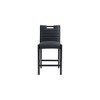 Meridian Furniture,Aimee Black Vegan Leather Counter Stool - 3 of 4