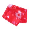 CTM Women's Valentine's Day Heart Print Holiday Lightweight Scarf - 2 of 4