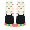 INSPIRE CHIC Women's Elastic Cuffs Stretchy Dots Cat Socks One Size - 2 of 4