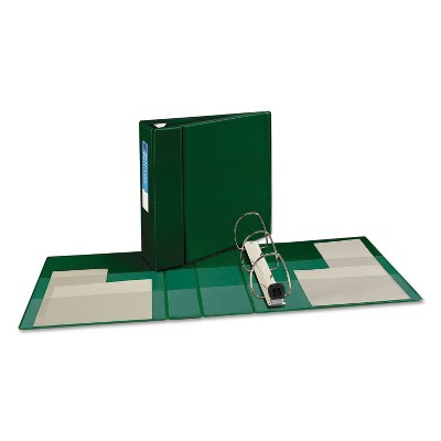 Avery Heavy-Duty Binder with One Touch EZD Rings 11 x 8 1/2 4" Capacity Green 79784