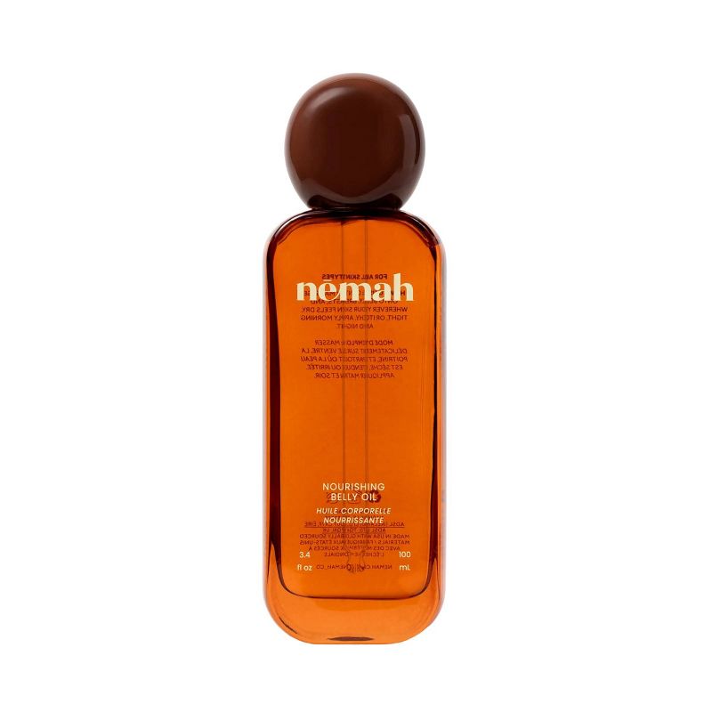 Nemah Nourishing Belly Oil for Pregnancy Stretch Mark - 3.4 fl oz