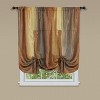 GoodGram Royal Ombre Crushed Semi Sheer Complete 6 Piece Window Curtain & Valance Set - 50 in. W x 84 in. L, Autumn - 2 of 4