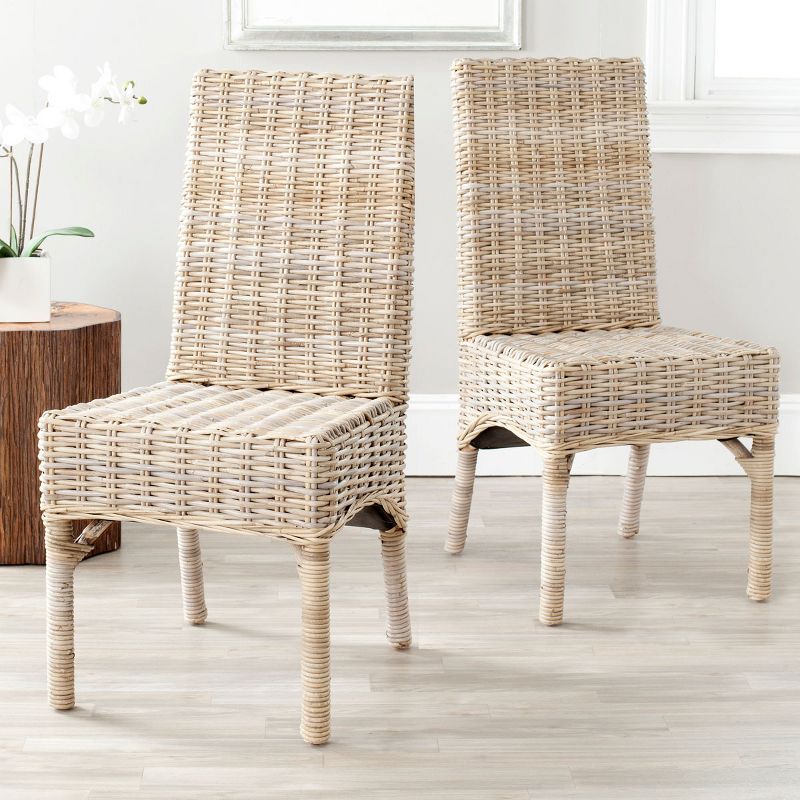 Beacon Side Chair (Set of 2) - Natural - Safavieh, 2 of 6