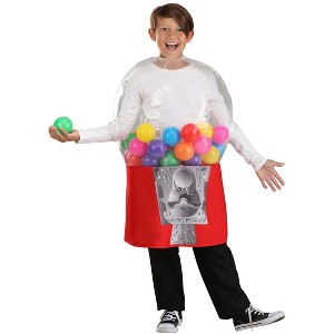 HalloweenCostumes.com One Size Fits Most   Inflatable Gumball Machine Kids Costume, Multi - 1 of 4