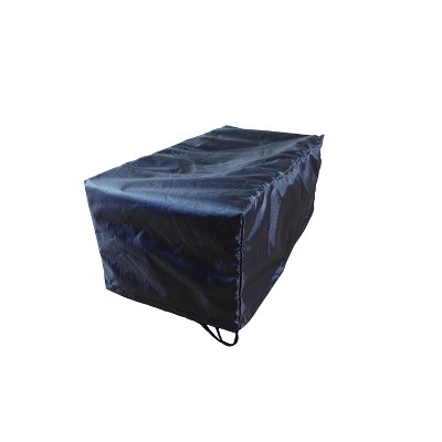 Summerset Shield Gold 2-Layer Polyester Fabric Outdoor Coffee Table Cover, Charcoal Grey