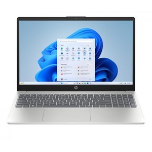 HP 15.6" FHD Notebook Intel Core 7 150U 16GB RAM 512GB SSD Natural Silver - Intel Core 7 150U Deca-core - 15.6" FHD Anti-glare Display - 1 of 4