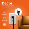 Extension Cord, 3 Outlet 2 Prong 16 Gauge Cable, Indoor use, 3 Receptacle Cube Tap, Extension Cord - by Revpex - 4 of 4
