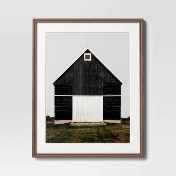 24" x 30" Barn Framed Poster Black - Threshold™