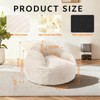 Kumasinova Large Bean Bag Chairs for Adults,Bean Bag Couch with Removable Cover,BeanBag Chair with High-Density Foam,Ergonomic Giant Bean Bag Chair - 3 of 4