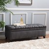 NicBex Modern 50" Storage Bench Wood Accent Stools with Button Tufted Top for Bedroom and Entryway - 2 of 4