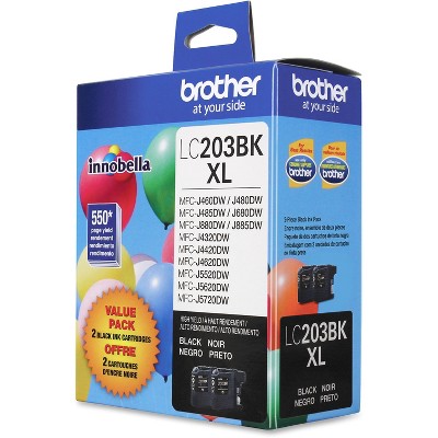 Brother LC2032PKS Innobella High-Yield Ink Black 2/PK