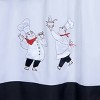 Kate Aurora Gourmet Pastry Chef Complete 5 Piece Cottage Kitchen Curtain Swag Valance & Tier Set - image 2 of 3