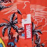 tropical island, red