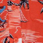 tropical island, red