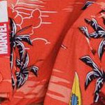 tropical island, red