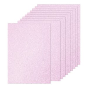 Unique Bargains 250gsm Cardstock DIY Craft Glitter Paper Sheets 20 Pcs - 1 of 4
