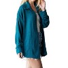 Women's Textured Button Down Shirt - 7th Ray - 2 of 4