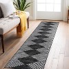World Rug Gallery Beige Brown Geometric Stripe Indoor Area Rug - 2 of 4