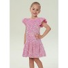 2Bunnies Girls' Velvet Sequin Flutter Sleeve Dress - 3 of 4