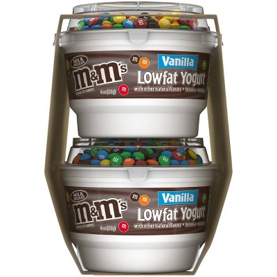 YoCrunch Low Fat Vanilla with M&#38;Ms Yogurt - 4ct/4oz Cups