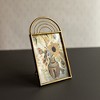 5x7 Photo Brass Top Arched Picture Frame Metal with Glass Pane by Foreside Home & Garden - 2 of 4