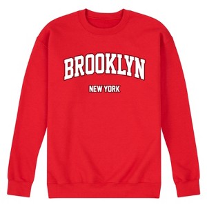 Men's - Instant Message - Brooklyn New York Graphic Fleece Sweatshirt - 1 of 4
