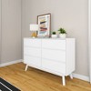 Max & Lily 6 Drawer Dresser, Solid Wood Storage Dressers & Chest of Drawers for Bedroom - 2 of 4