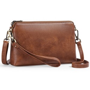 Generic Crossbody Bags RFID Blocking Leather Cross Body Bag Purses Women's Crossbody Handbags - 1 of 4